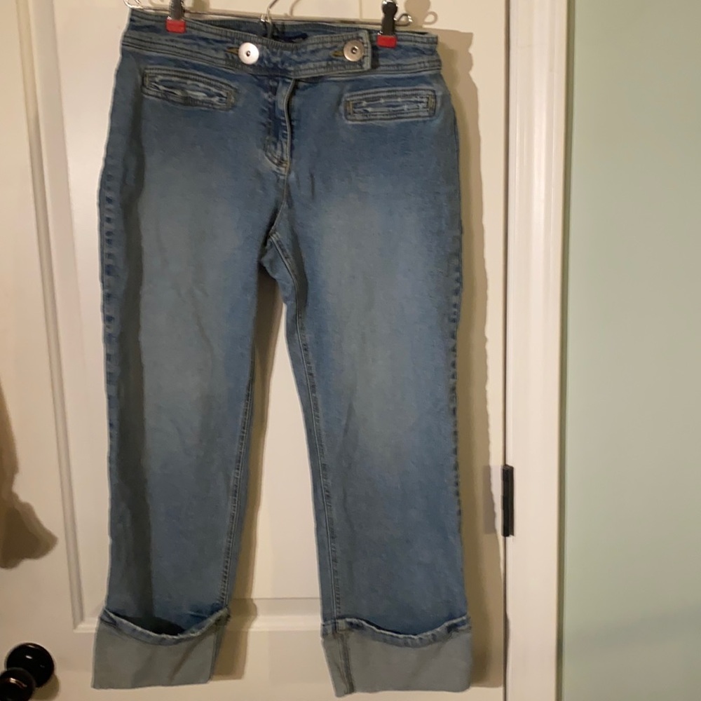 EUC Boston Proper, size 10, cuffed jeans